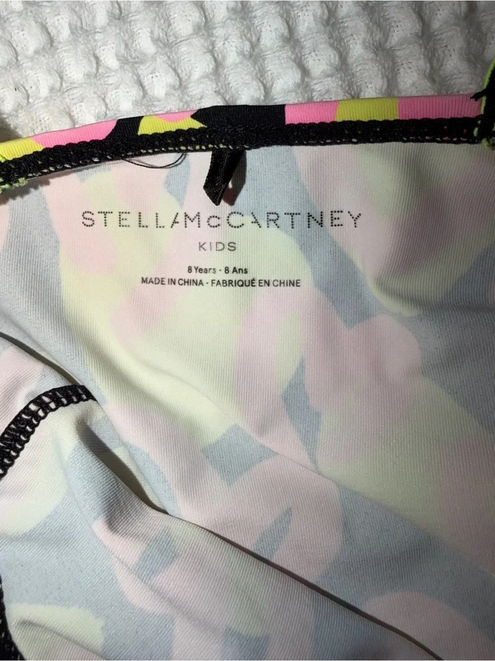 Stella McCartney Kids Heart Print One Piece Swimsuit Size 8 Designer